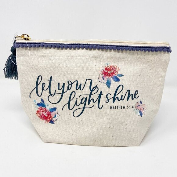 DAYSPRING | Let Your Light Shine Canvas Zip Bag - Picture 3 of 9